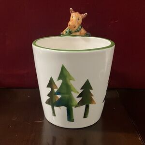 2005 Harry and David 12oz Moose / Reindeer Mug Christmas